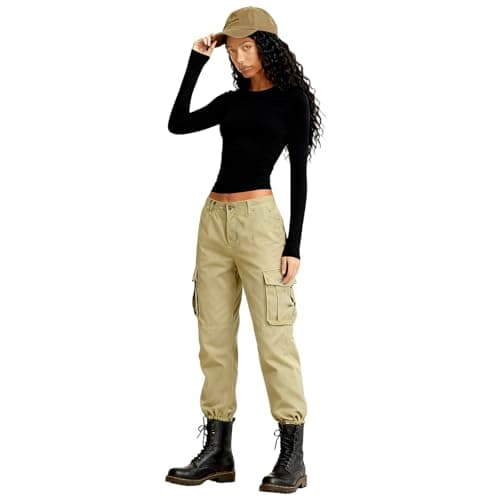 OYIWINMI Womens Long Sleeve Basic Tops Crew Neck Thermal Shirts Stretch Fitted Underscrubs Layer Tee Black XXS-L — view 6