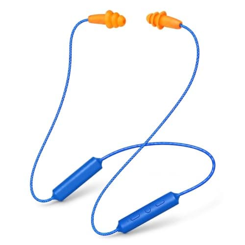 Bluetooth Earplug Headphones for Work, in-Ear Earphones, IPX5 Waterproof