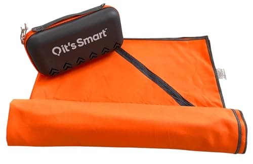 it's Smart Microfibre Travel Towel, Camping, Swimming Towel, Beach Towel, Quick Dry & Super Compact - Great for Festivals, Beach, Wild Swimming, Sports, Gym, Yoga and Hiking (Large) 160cm x 80cm