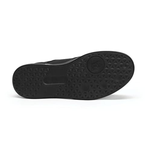 Mirroryou Mens Casual Dress Sneakers Lace-up Fashion Shoes Black 10 — view 6