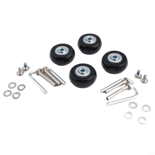 4 Pcs Luggage Wheels, Rubber Suitcase Replacement Wheels With