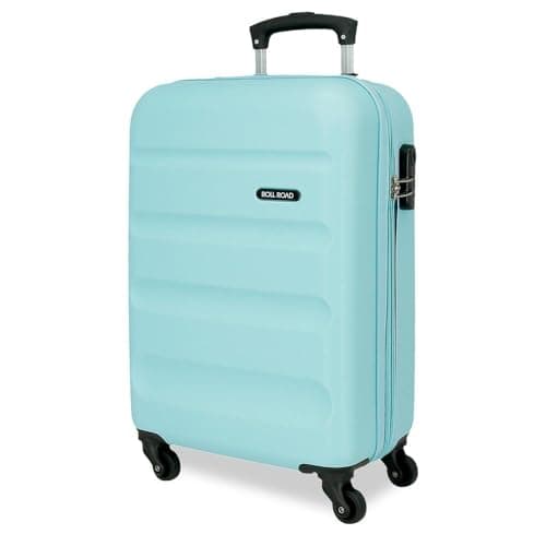 Roll Road Flex Cabin Suitcase Blue 35x55x20 cms Hard Shell ABS Side Combination Lock 33L 2,78 kgs 4 Double Wheels carry-on luggage