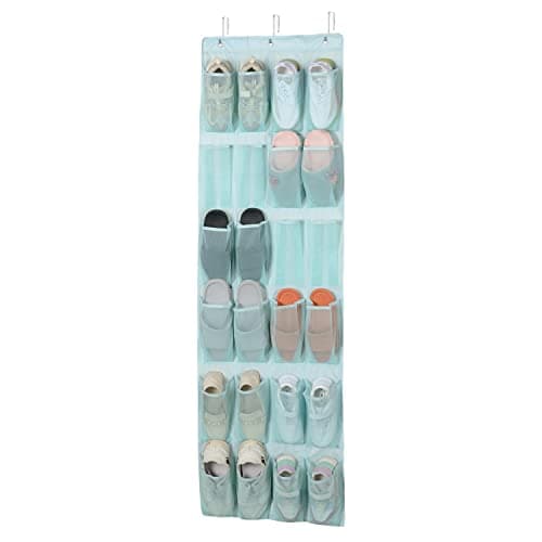 Amazon Basics Over-the-Door Organiser with 24 Pockets, Jade Green, 47 x 6.3 x 165 cm — view 2