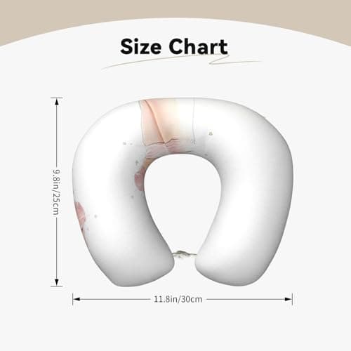 Ballet Shoes Print Memory Foam Travel Pillow - Comfortable U-Shape Neck Support for Sleep, Office, Flights & Road Trip — view 5