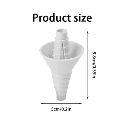 Liquid Transfer Funnel, Bottle Connector Adapter, Reusable Transfer Kit with Convenient Portable Design, Funnel Adapter with Smooth Pouring Function, Transfers Tool Style, Adapters Dorm Office Home — view 4