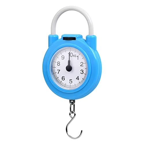 Vicloon Luggage Scale, 10KG Portable Travel Luggage Scale, Suitcase Baggage Weighing Scales for Accurate Weight Suitcases Bags Handbags Luggages Home Travel, 1 Pack