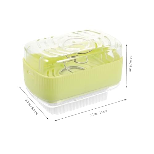 BIUDECO Travel Soap Foaming Box with Roller Brush, Pp and Abs, Creates Rich Lather, Multi-functional Soap Dish for Bathroom, Shower, Camping, Light Green — view 5