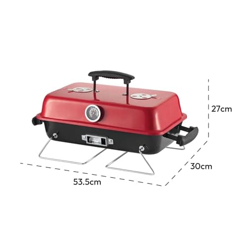 KCT Table Top Camping BBQ, Portable Charcoal Grill for Picnics, Festivals & Fishing — view 3