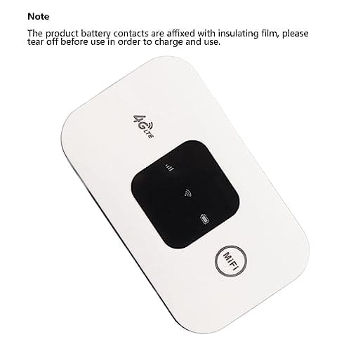 Unlocked 4G LTE Portable WiFi Hotspot Router, 300Mbps High Speed SIM Card Device with 2100mAh Battery for Home & International Travel, Support 10 Users — view 4