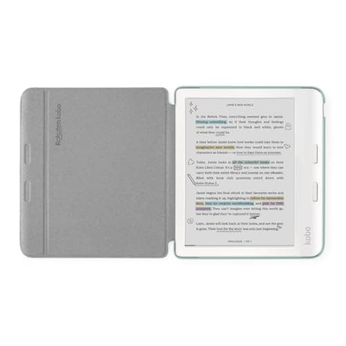 Kobo Libra Colour SleepCover Case, Garden Green Basic — view 3