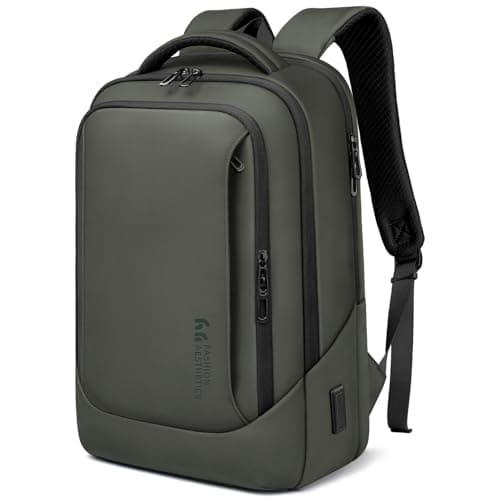 HEROIC KNIGHT Laptop Backpack for Men, 15.6 Inch Business Rucksack-Green
