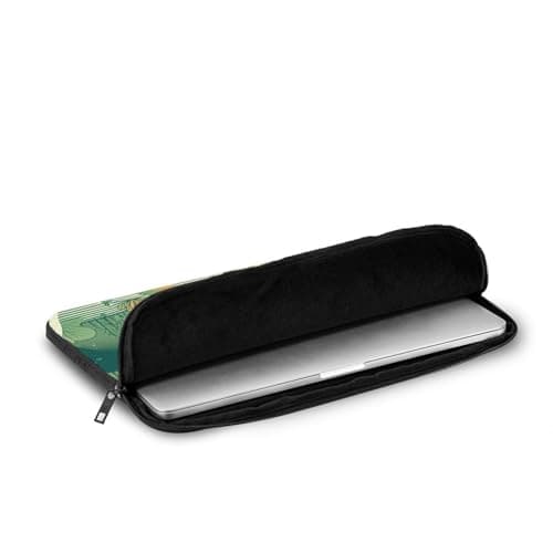 Laptop Sleeve Case 13 inch, Shockproof Protective Laptop Cover Illustration of Small City Briefcase Portable Carrying Computer Bag — view 6