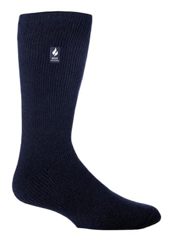 HEAT HOLDERS - Mens & Womens 2.3 Tog Original Thermal Socks | 3 Sizes | Thick Warm Fluffy Insulated Socks for Winter | Ideal for Raynauds (6-11, Navy)