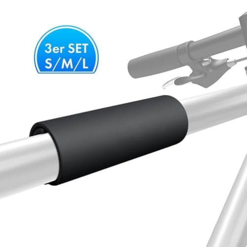 Bicycle Frame Cover Set for Carbon Frame Protection, Neoprene Bike Carrier Transport Guards Against Scratches, 3 or 4 Pack Sizes S/M/L/XL(3PCS set) — view 6