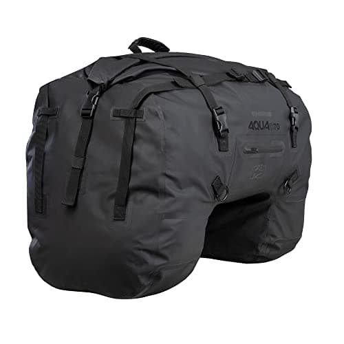 Oxford Aqua D-70 Duffle Bag Motorcycle Pannier Luggage, Black — view 2