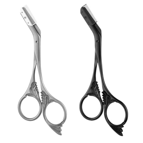sifshaper brow Trimmer, 2 Pack Manual Stainless Steel Precision Tool