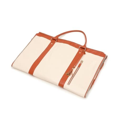 ZBDZSW Large Faux Leather Duffle Bag Set Detachable Tote Waterproof Stylish Includes Shoe Pouch Women's Travel Business Trips — view 4
