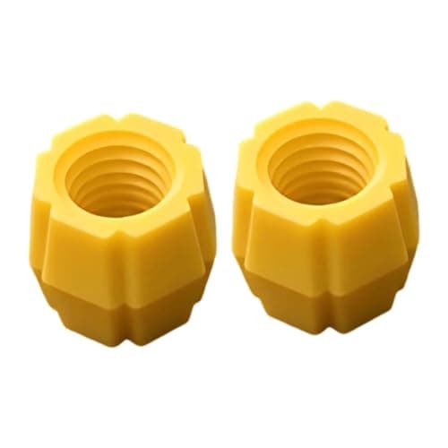 Generic 2-Pack Toothpaste Refill Adapters, Toothpaste Tube Adapter Connectors, Creative Travel Adapters, Yellow