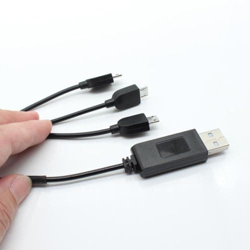 KIXZSAZ RC Model Car Airplane Balance Charger RC Toys USB Charging Cable With Portable Charging USB Charger Can Charge 3 Batteries At Same Time. Light Weight And Portable To Carry. And Durability In — view 3