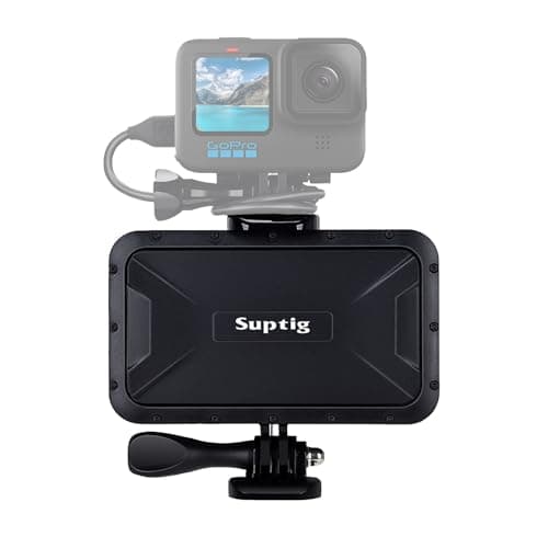Suptig Portable Charger, 7800mAh Waterproof Power Bank, Compatible for Gopro Hero 10 Hero 9 Hero 8 Hero 7 Hero 6 Hero 5 Hero 4 Hero Session Hero + DJI osmo Digital Camera and Smartphone