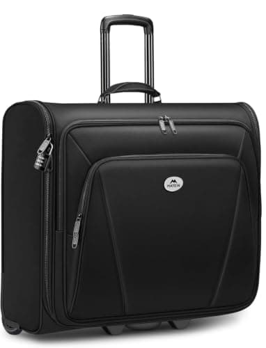 MATEIN Rolling Suit Carrier with 2 Packing Cubes, Wheeled Garment Bag
