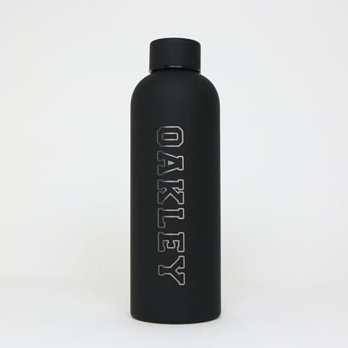 cribstar Personalised Engraved Insulated Water Bottle | Stainless Steel Water Bottle | Double Walled Drink Bottle Keeps 12 Hours Hot & 24 Hours Cold 500ML | Vaccum Flask (Black)