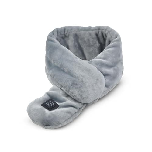 WELL BEING #Selfcare Adjustable Heated Fleece Travel Scarf USB Powered Three Levels of Heat