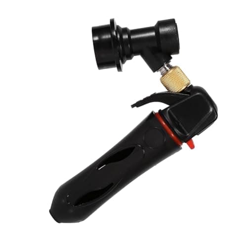 Tuesoa Portable Co2 Charger Injector Ball Lock Gas Disconnect Compact Beer Wine Soda Charger Fitting HomeBrew Beer Kegs Draft Beer Dispenser CO2 Injector — view 5