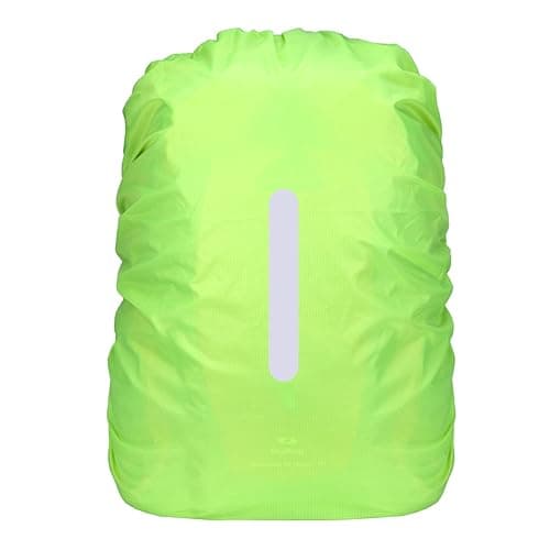 XPEX Pack of 1 Rain Cover Backpack, Rain Cover for Backpacks with Reflective Strips, Backpack Protective Cover, Waterproof, Reflective Backpack Rain Cover with 1 Storage Bag (10-50 L)