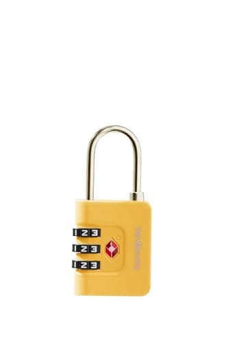 Samsonite TA Revolution – TSA Combination Lock with 3-Digit Code, Secure Luggage Lock for suitcases & Bags, Suitcase Lock, Yellow — view 4