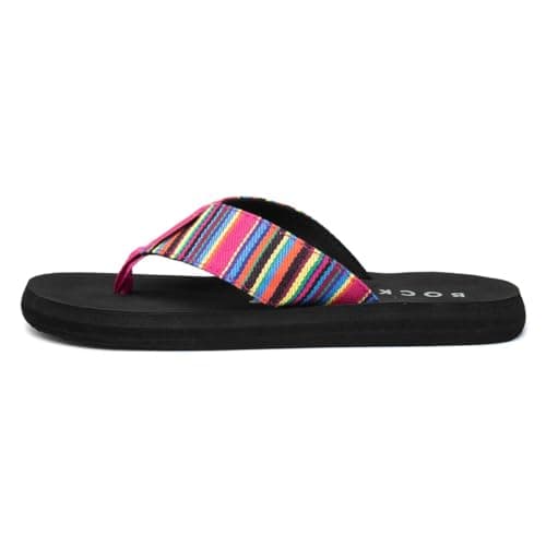 Rocket Dog Adios Aloe Womens Multi EVA Flip Flop - Size 8 UK - Multicolour