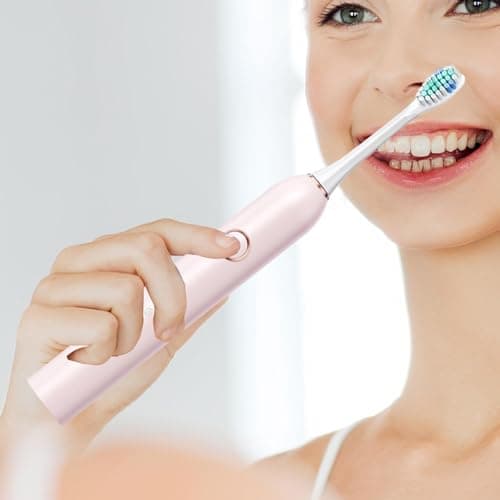 Adult Electric Toothbrush | Travel Electric Toothbrush | Rechargeable Lasts 180 Days 40000 VPM Deep Clean 6 Modes Toothbrush Includes Travel Case for Adults — view 3