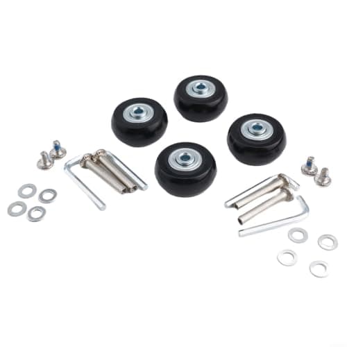 Luggage Wheel Repair Kit 4 Pack with Tools Screws(40x18mm)