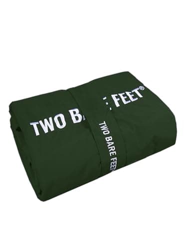 Two Bare Feet Sherpa Lined Waterproof Beach Travel Blanket – Warm, Cozy, Windproof Outdoor Blanket for Camping, Picnics, Hiking & Beach Days – Portable & Lightweight (Forest/Charcoal, 145cm x 80cm) — view 6