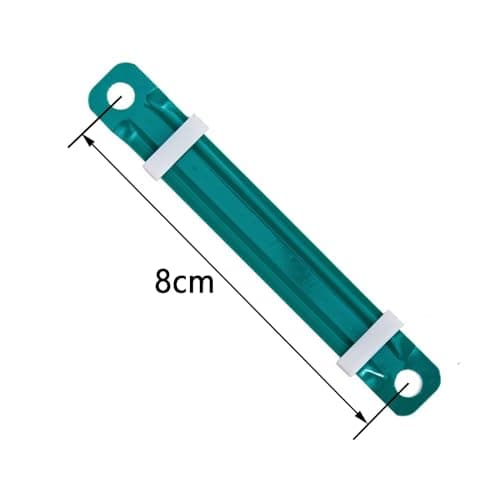 Bamyli 50PCS Paper Fasteners, 80mm Metal 2-Hole File Fastener, Filing Clip, File Strip Binders for Office School Folder Multicolor — view 3