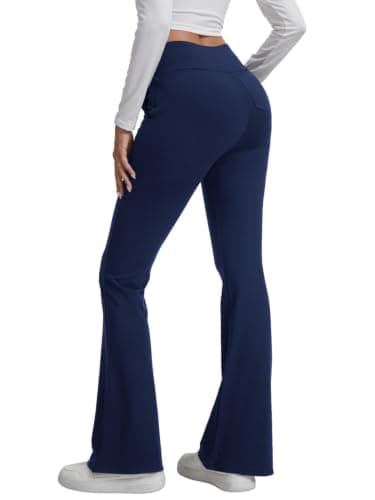 Thermal Leggings Women Fleece Lined Flared Leggings Women pants Winter — view 3