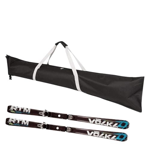 Eoixuqba Ski Carry Bag - 185 x 33 cm Bag for Ski Poles, Ski Bag for Ski, Adjustable Ski Bags Made of Waterproof Fabric, Ski Bag for 1 Pair of Skis and Poles, Ski Storage Bag for Snow Travel — view 6