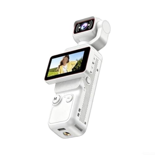 HD Vlogging Camera Handheld Video for camcorder, 180° Rotating Lens WiFi — view 4