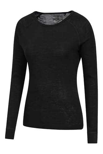 Mountain Warehouse Merino Womens Thermal Baselayer Top Black 12 — view 3