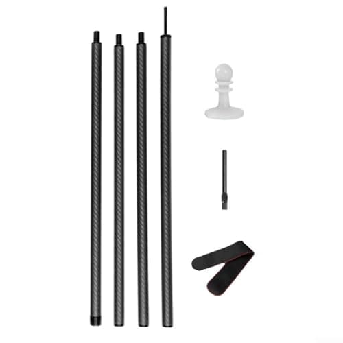 Carbon Fiber Tarp Poles 240cm Lightweight Camping(2.4m) — view 3