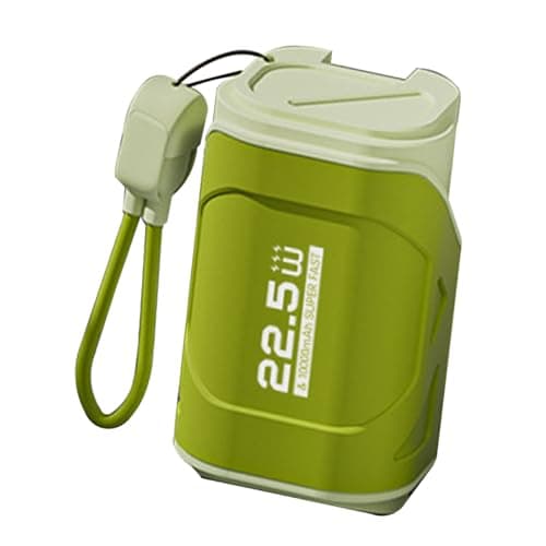 10000mAh Portable Charger Power Bank, 22.5W Power Bank with AC Wall Plug and Cable, USB and Type C Output Ports, Portable Battery Charger for Home Camping Travel Power Backup — view 4
