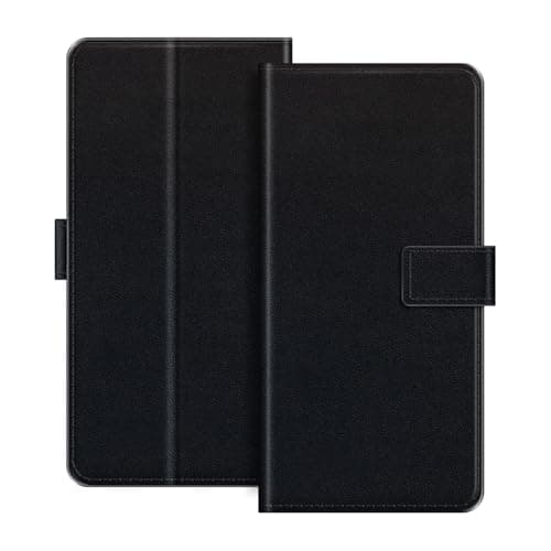 ESACMOT Folio PU Leather Case for ZTE Telstra 5G Hotspot 2 - Black