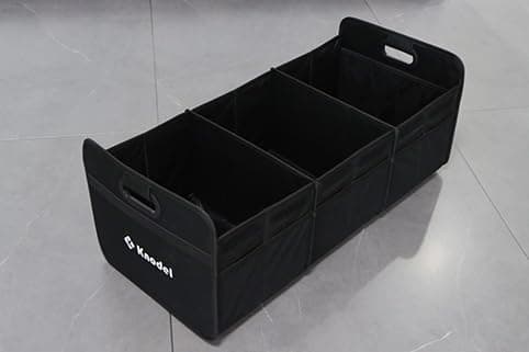K KNODEL Car Boot Organiser, Foldable Car Boot Storage (Large, Black) — view 4