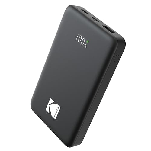 KODAK 10000mAh Power Bank Fast Charging Portable Charger, 20W USB-C