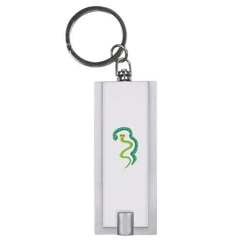 Azeeda 'Two Friendly Snakes' LED Keyring Torch (KT00040780)