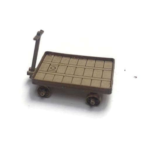 Scale Model Scenery LX480-OO GWR Luggage Trolley (Pack of 3) For OO Scale Model Railway Layouts & 1:76 Diecast Dioramas — view 3