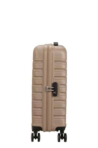 American Tourister Flashline - Hard case Hand Luggage 55 x 40 x 20 cm - Cabin Trolley for Ryanair & Most Airlines, 34 L, Ivory Gold — view 3