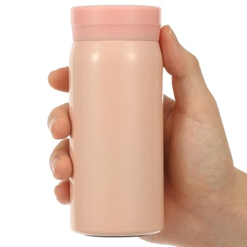 Mini Insulated 304 Stainless Steel Water Bottle 200ml, Leakproof Pocket Flask for Handbag, Travel Tumbler for Coffee Tea Hot and Cold Beverage, Portable for Home School Office Gym Camping (Pink)