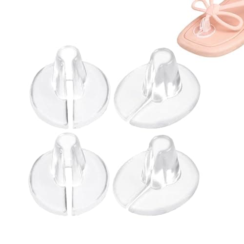 Sandal Toe Protector 2 Pair, Outdoor Thong Toe Cushion, Anti-Slip Sandals Feet Protectors for Sports Outdoors Travel Beach Casual Commuting Backpacking