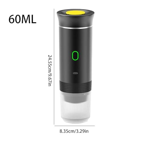 Portable Coffee Maker - Rechargeable Portable Coffee Machine | Coffee Machine Filter | Travel Coffee Maker | Travel Pot for Camping | Rechargeable RV Device, Hiking — view 6